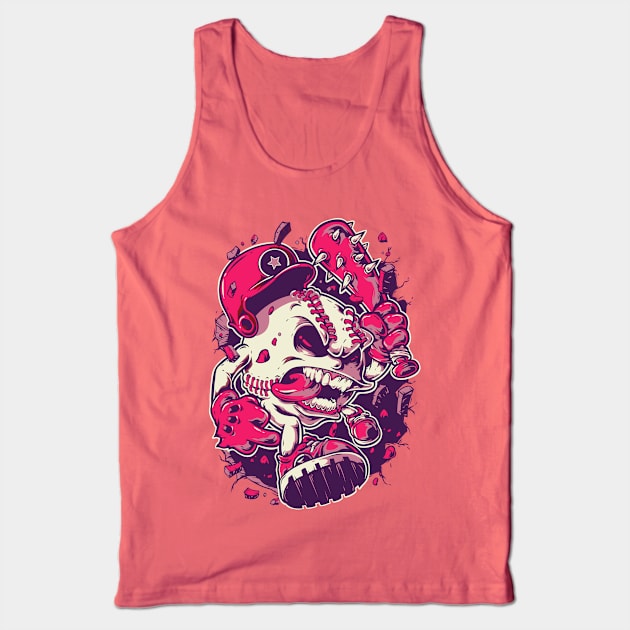 Baseball Fight Tank Top by mertkaratay